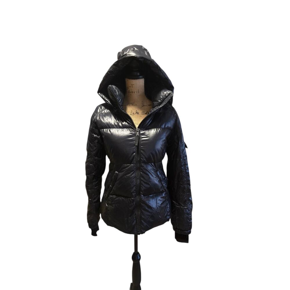 S13 New York black puffer winter coat, size medium